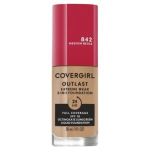 Covergirl Outlast Extreme Wear Foundation 842 Medium Beige 30ml