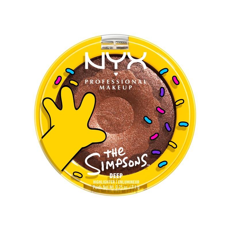 NYX Simpsons Donut Highlighter Glazed Over
