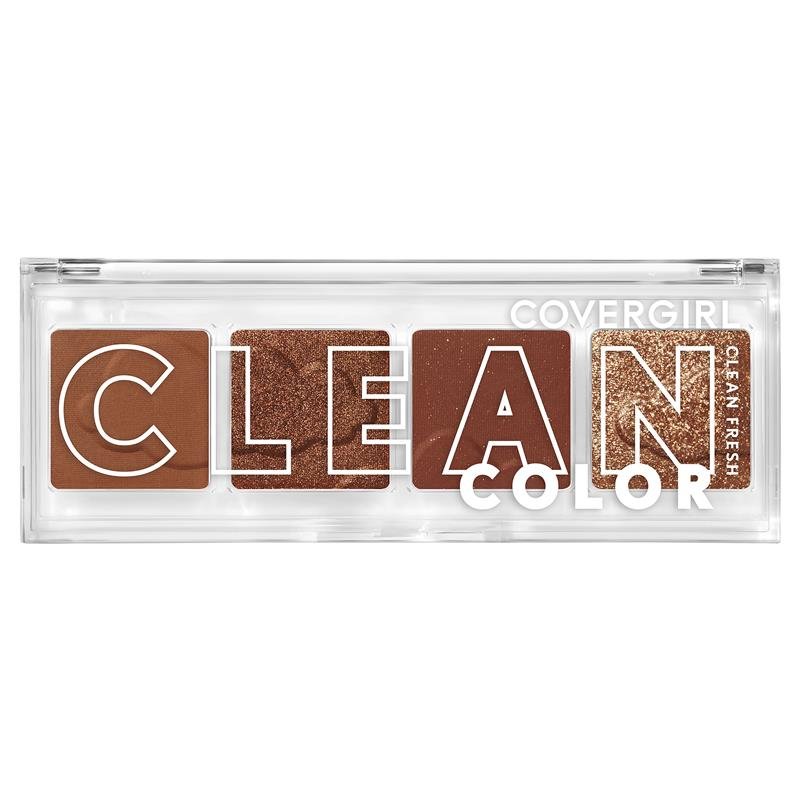 Covergirl Clean Colour Eyeshadow Quad #252 Spiced Copper