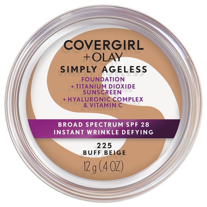 Covergirl Simply Ageless Wrinkle Defy Foundation Buff Beige 225