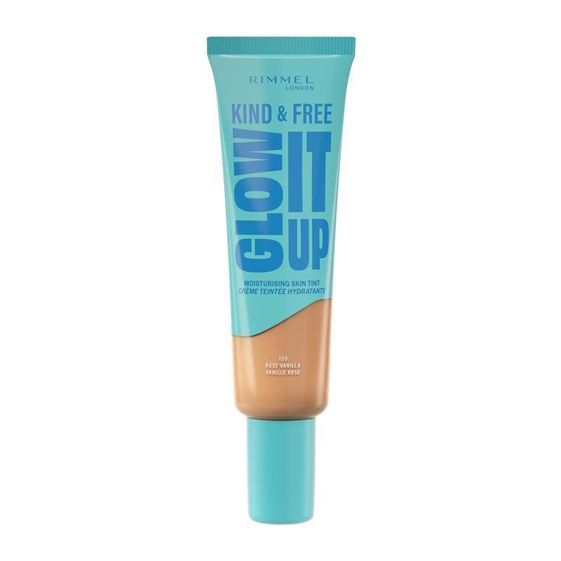 Rimmel Kind & Free Glow It Up Moisturising Skin Tint 150 Rose Vanilla