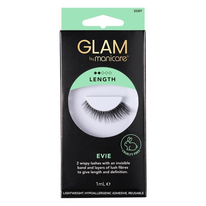 Glam By Manicare Evie Lashes Length