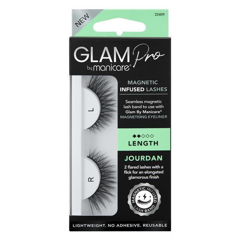 Glam By Manicare Pro Magnetic Infused Jourdan Lashes Length