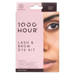 1000 Hour Eyelash & Brow Dye Kit Brown/Black
