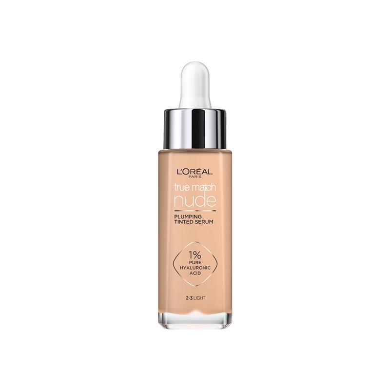 L'Oreal Paris True Match Nude Plumping Tinted Serum 2-3 Light