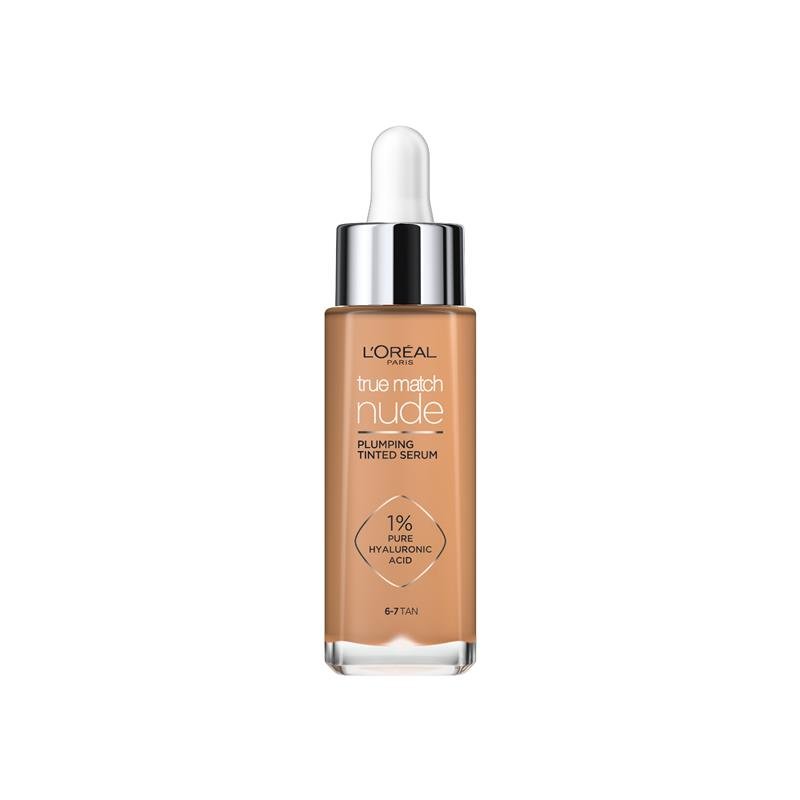 L'Oreal Paris True Match Nude Plumping Tinted Serum 6-7 Tan
