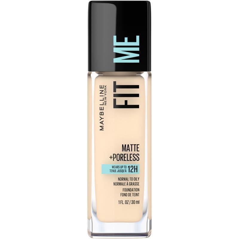Maybelline Fit Me Matte & Poreless Mattifying Liquid Foundation - Porcelain 110