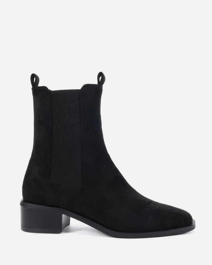 DALTA  BLACK SUEDE