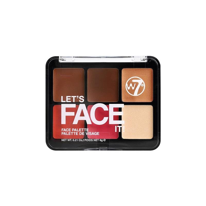 W7 Lets Face It Palette Soft Glow