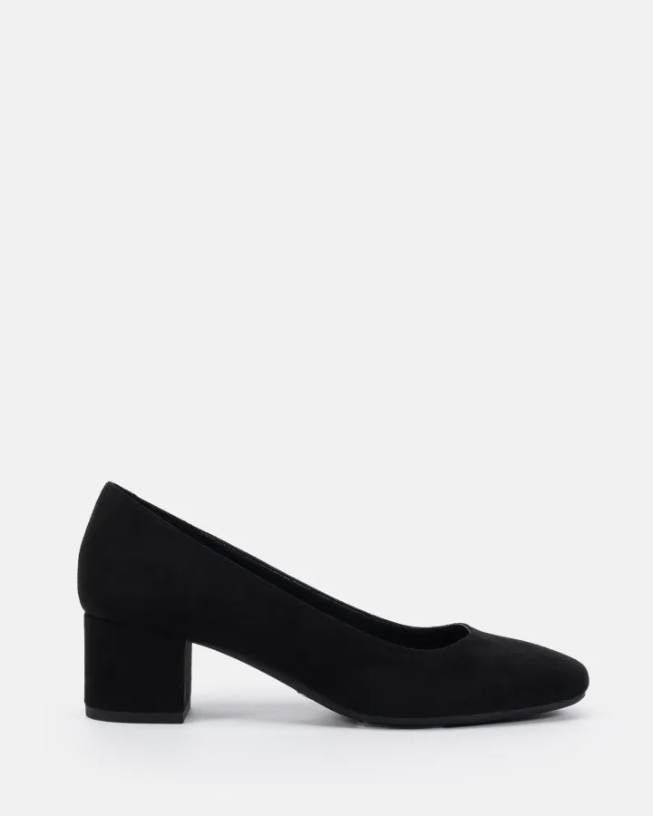 ISABELL  BLACK SUEDE