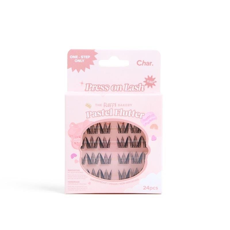 Char Fluffy Bakery, Pastel Flutter Lashes 24pcs