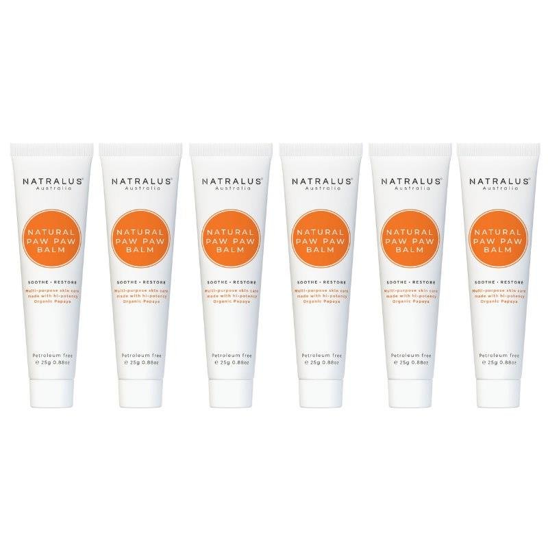 Natralus Natural Paw Paw Balm 25g 6Pack