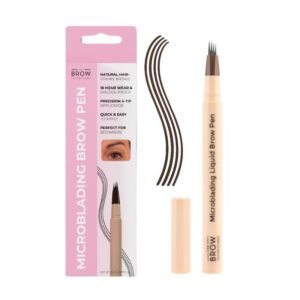 TBT Cosmetics 4-Tip Microblading Hair-Stroke Brow Pen Dark Chocolate