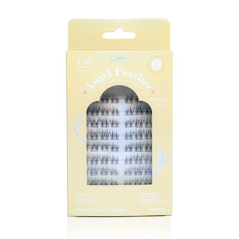 Char Halo Feathered Angel Feather Lashes 64 Pieces