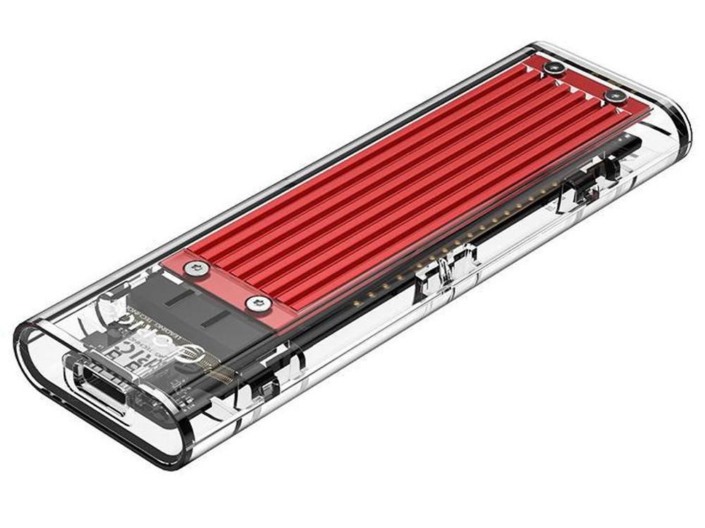 Orico NVMe M.2 SSD Enclosure (10Gbps) - Red