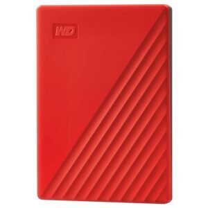 WD My Passport 2TB USB 3.0 2.5″ Portable Hard Drive – Red