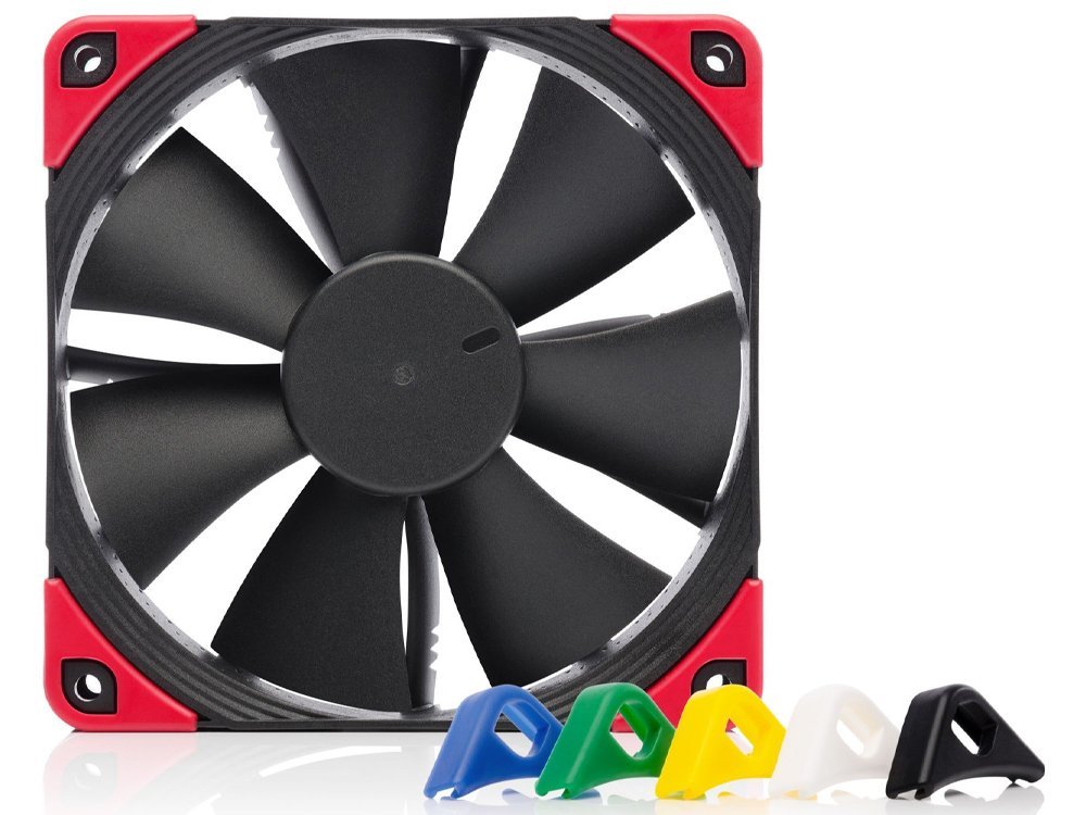 Noctua 120mm NF-F12 PWM Chromax.Black.Swap 1500RPM Fan