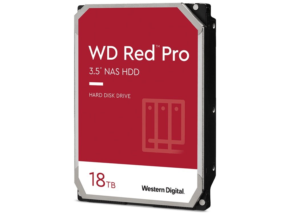 WD Red Pro WD181KFGX 18TB 3.5" NAS Hard Drive