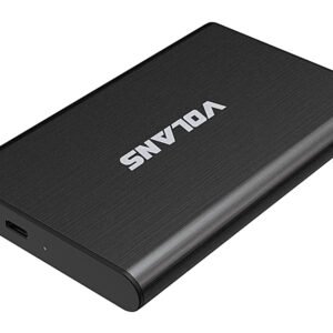 Volans Aluminium 2.5” USB3.1 Type-C Hard Drive Enclosure