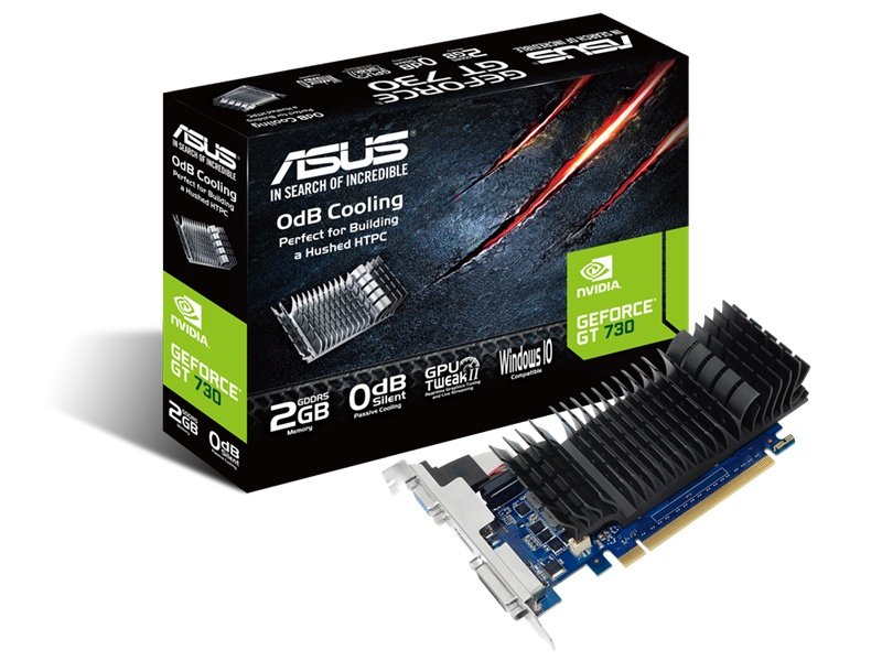 Asus GeForce GT 730 2GB GDDR5 Low profile Graphics Card
