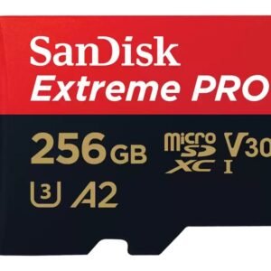 SanDisk Extreme PRO 256GB V30 A2 U3 UHS-I MicroSDXC with Adapter