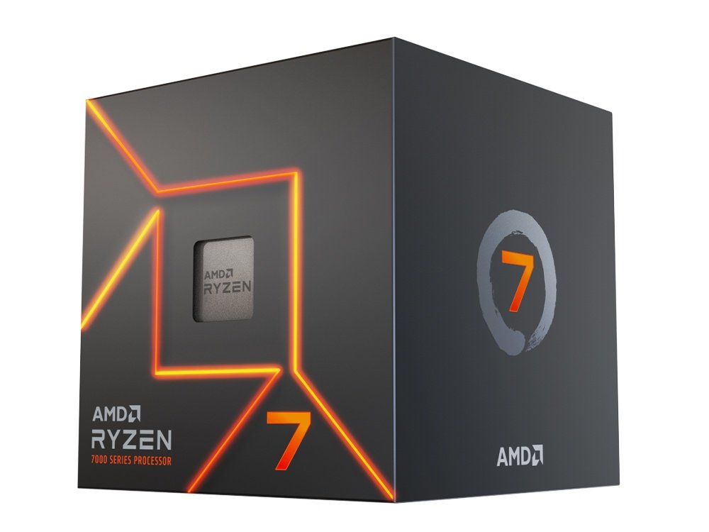 AMD Ryzen 7 7700 5.3 GHz 8 Cores 16 Threads AM5 Processor with Wraith Prism Cooler