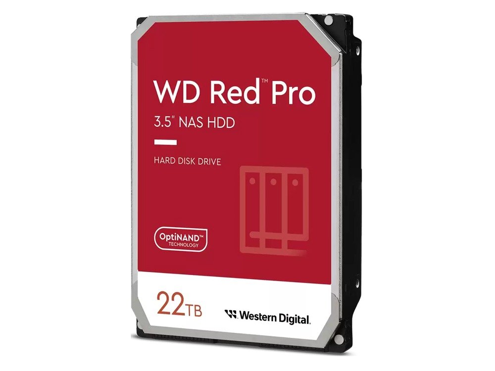 WD Red Pro WD221KFGX 22TB 7200RPM 3.5" NAS Hard Disk Drive