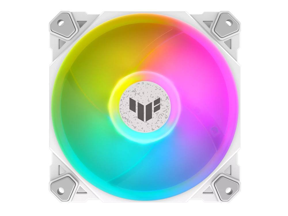 ASUS TUF Gaming TF120 ARGB Case Fan - White (1-Pack)