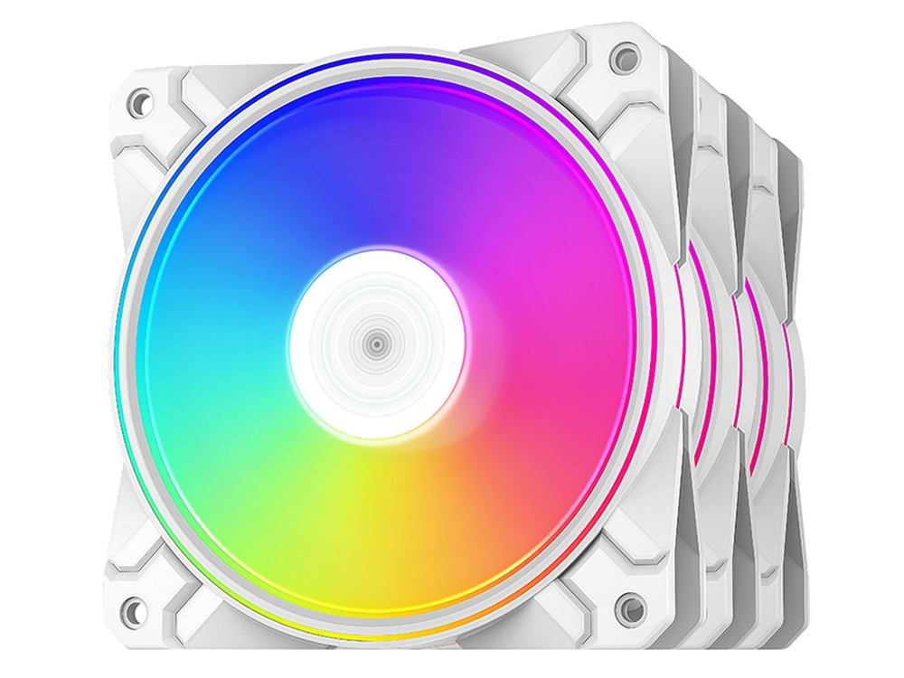 DeepCool CF120 PLUS WH 3-in-1 120mm Case Fan - White
