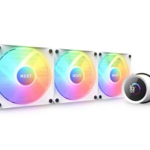 NZXT Kraken 360 RGB 360mm All-in-One Liquid CPU Cooler with LCD Display – White