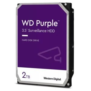 WD Purple 2TB 5400RPM 64MB 3.5″ Surveillance Hard Drive