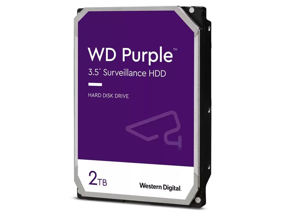 WD Purple 2TB 5400RPM 64MB 3.5" Surveillance Hard Drive