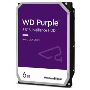 WD Purple WD64PURZ 6TB 256MB Cache 3.5″ Surveillance Hard Drive
