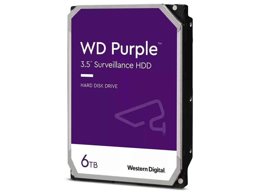 WD Purple WD64PURZ 6TB 256MB Cache 3.5" Surveillance Hard Drive