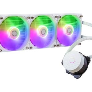 Cooler Master MasterLiquid 360L Core ARGB CPU Liquid Cooler – White