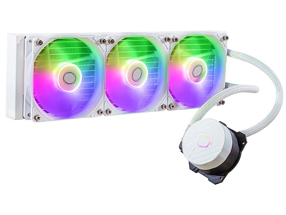 Cooler Master MasterLiquid 360L Core ARGB CPU Liquid Cooler - White