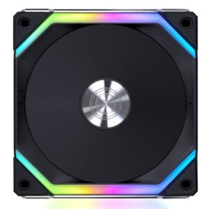 Lian Li UNI Fan SL V2 120mm ARGB PWM Reverse Blade Fan – Black (1-Pack)