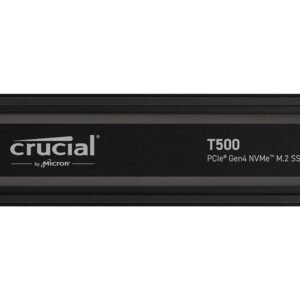 Crucial T500 2TB PCIe Gen4 NVMe SSD with Heatsink