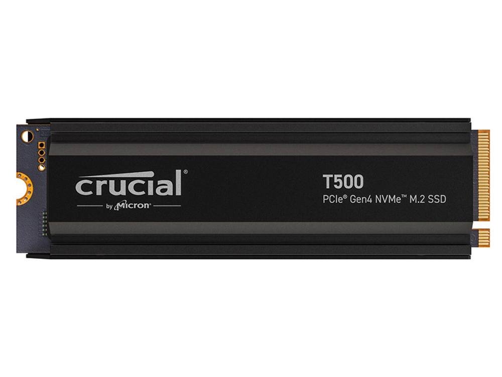 Crucial T500 2TB PCIe Gen4 NVMe SSD with Heatsink