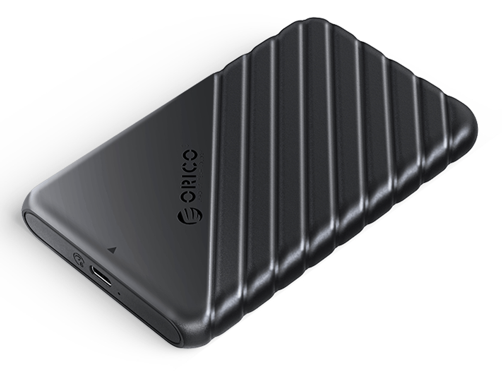 Orico 25PW1C-C3 2.5" USB3.1 Gen1 Hard Drive Enclosure - Black (Type-C to Type-C Cable)