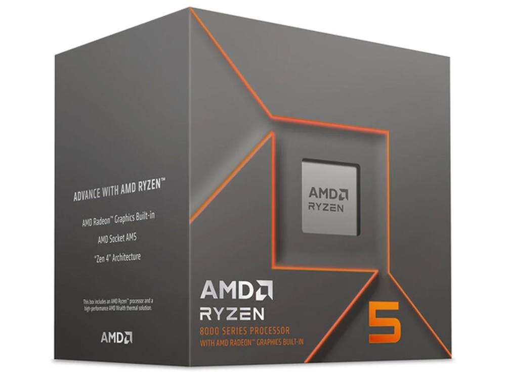 AMD Ryzen 5 8600G AI 6 Cores 12 Threads AM5 5.0GHz Processor with Wraith Stealth Cooler
