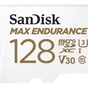 SanDisk MAX Endurance 128GB C10 U3 V30 4K UHD microSD Card