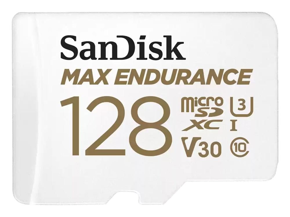 SanDisk MAX Endurance 128GB C10 U3 V30 4K UHD microSD Card
