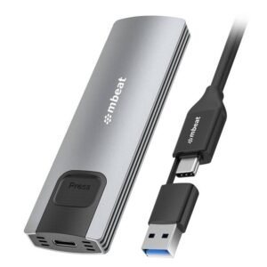 MBeat 10Gbps M.2 NVMe SATA SSD Enclosure