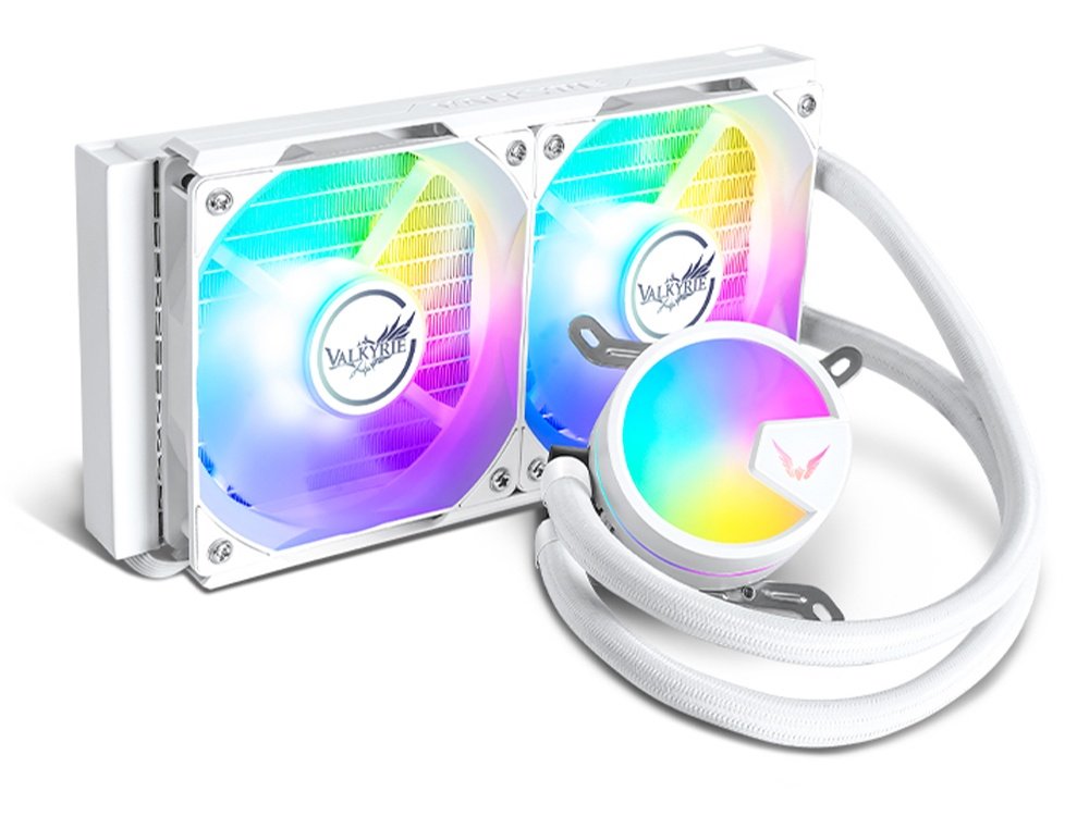 Valkyrie A240 240mm All-in-One Liquid CPU Cooler - White