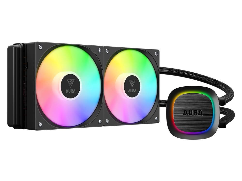 Gamdias AURA GL240 V2 240mm Liquid CPU Cooler - Black