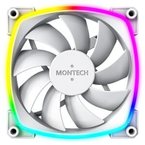 Montech AX120 120mm ARGB PWM Fan – White