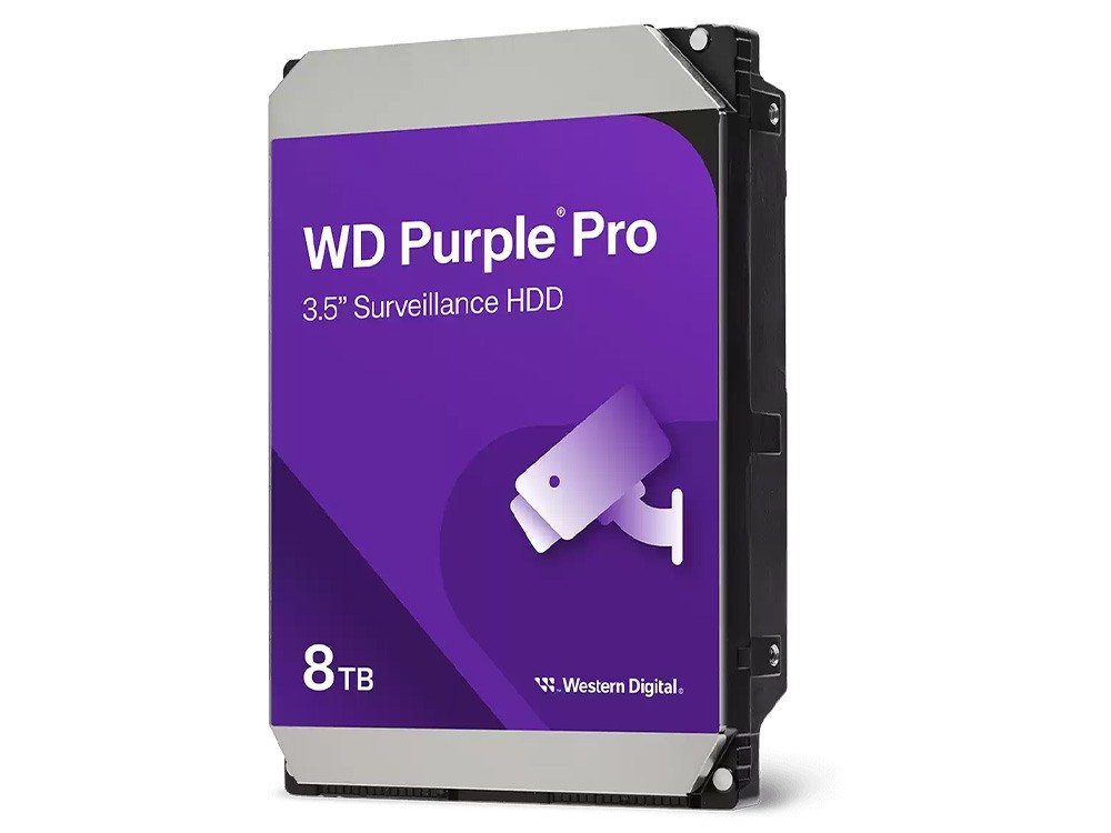 WD Purple Pro WD8002PURP 8TB 3.5" Surveillance Hard Drive