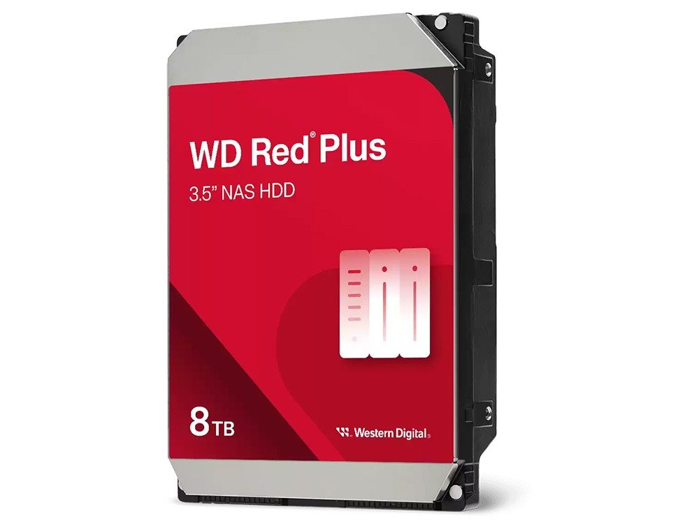 WD Red Plus WD80EFPX 8TB 256MB Cache 3.5" NAS Hard Drive