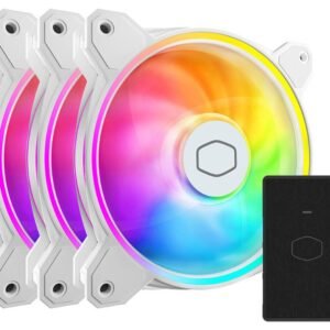 Cooler Master MF120 Halo2 Dual Loop 120 ARGB Fan Kit – White (3-Pack)
